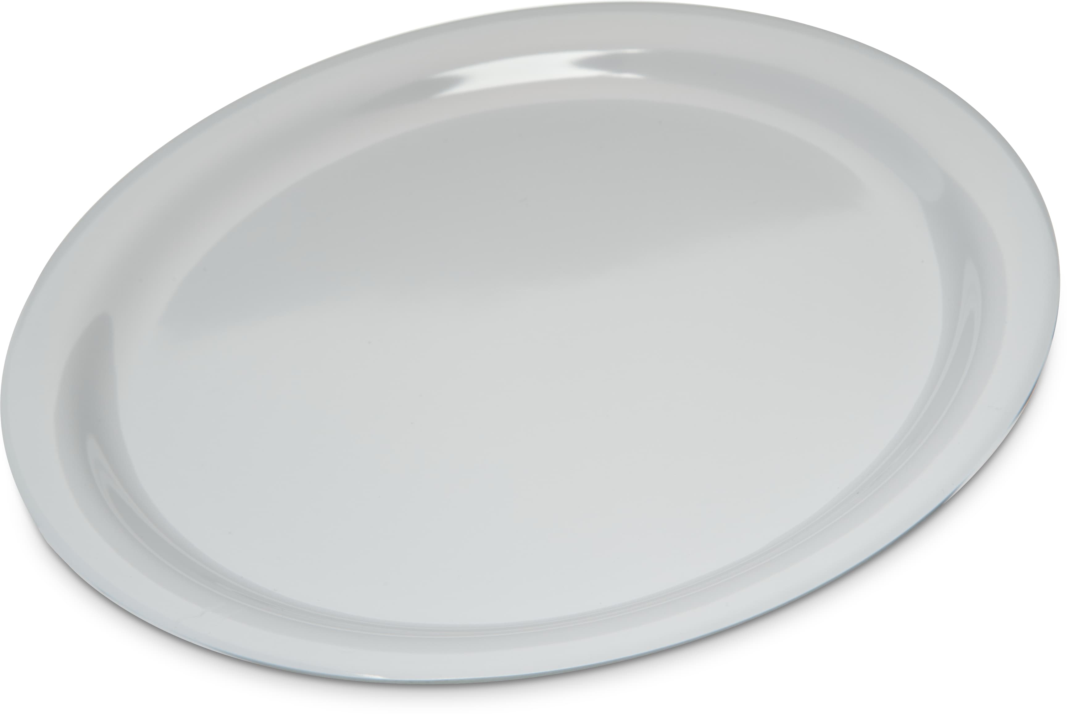 Kingline™ Plate 8.92X0.77 IN Melamine White 48/Case