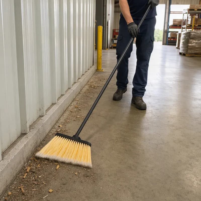 Broom 48X12 IN PP Angled 1/Each
