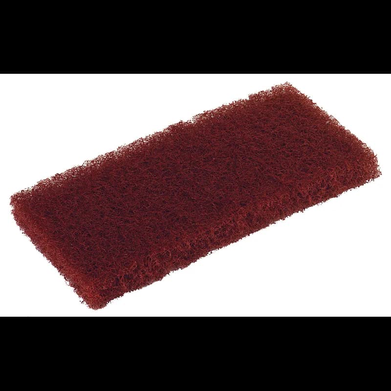 Scrubbing Pad 10X4.5 IN Brown 20/Case