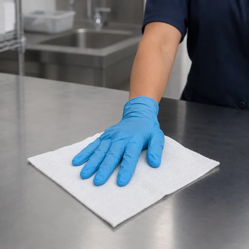 Premira II® Cleaning Wipe 12X12 IN Microfiber Disposable 100/Case