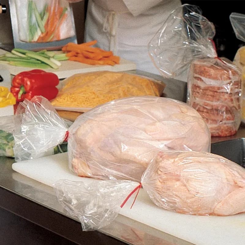 TUF-R® Bag 8X4X15 IN LLDPE 0.75MIL Extra Heavy Duty Clear With Open Ended Closure Gusset 1000/Case