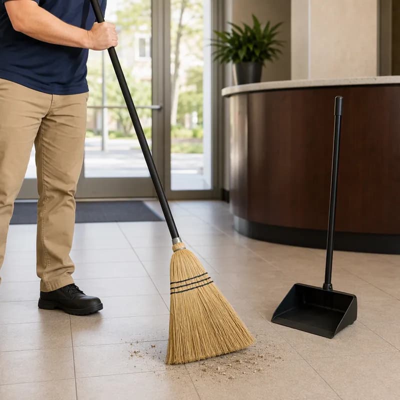 Lobby Broom 30IN Corn Bristle 1/Each