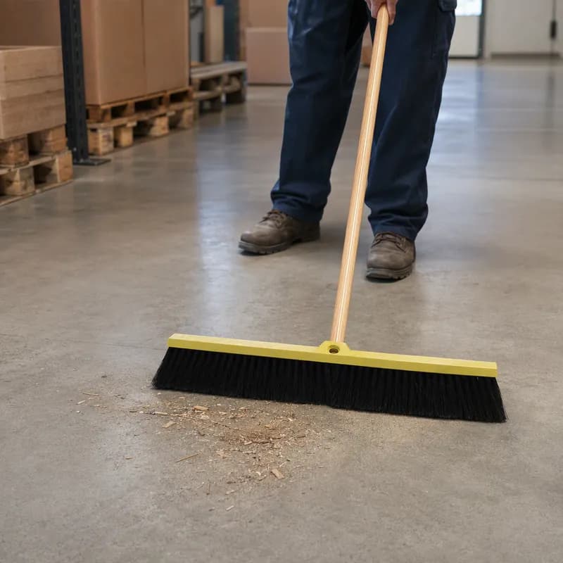 Push Broom 24 IN 2 Threaded Holes Medium Sweep 1/Each