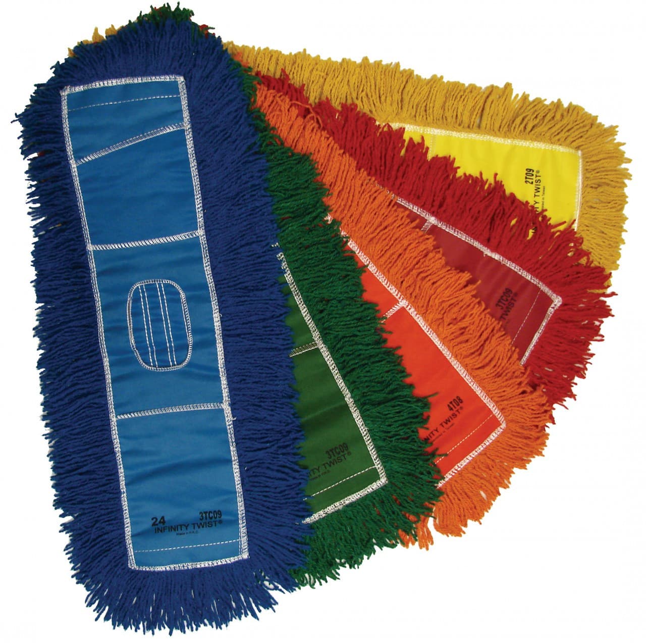 Infinity Twist® Dust Mop 5X48 IN Blue 12 Count/Case