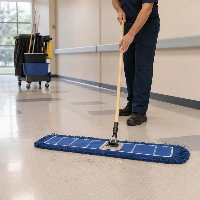Infinity Twist® Dust Mop 5X48 IN Blue 12 Count/Case