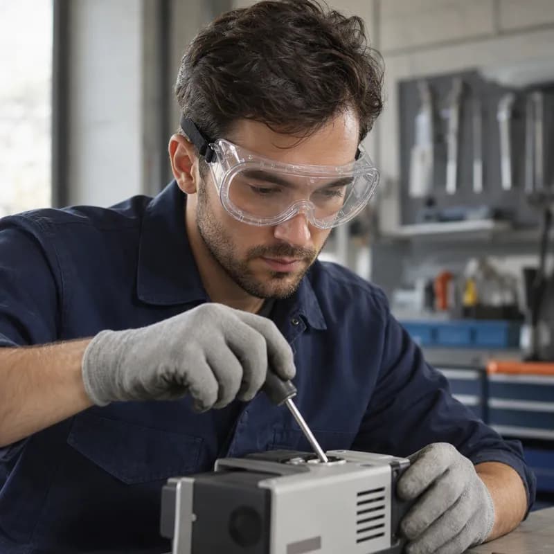 Pro-Guard® General Purpose Goggles PVC With Clear Frame Clear Lens Anti-Fog Perforated 1/Each