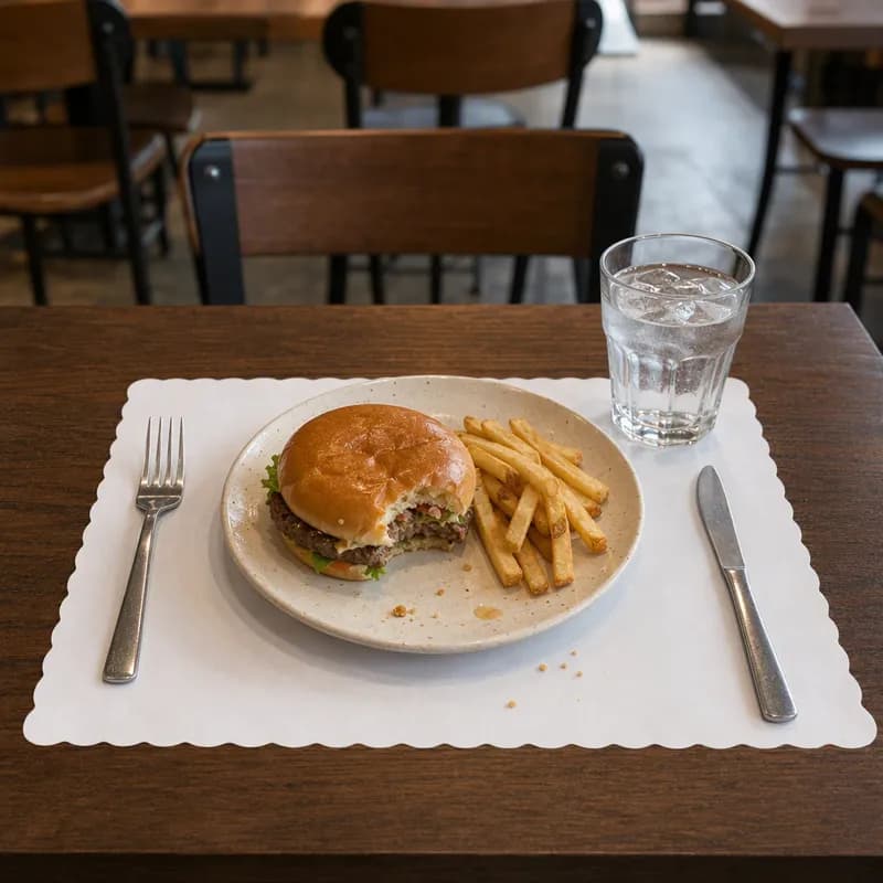 Placemat 10X14 IN White 1000/Case
