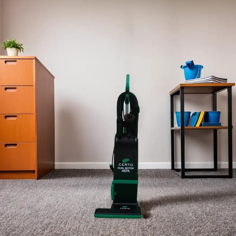 CERTO® Upright Vacuum 12IN Dual Motor Shake Out Bag 1/Each