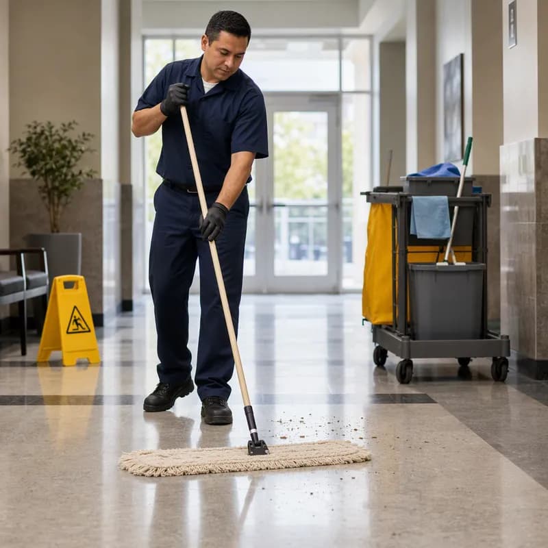 Netcare Dust Mop Fiberglass Snap On 1/Each