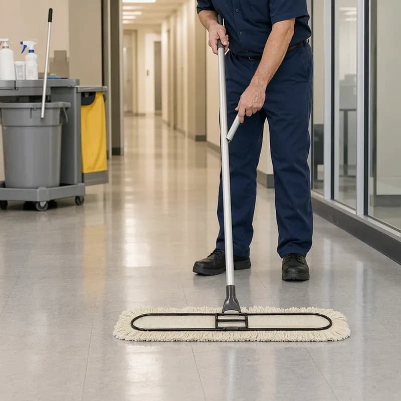 Netcare® Dust Mop Frame 18 IN Metal Wire Snap-On 1/Each