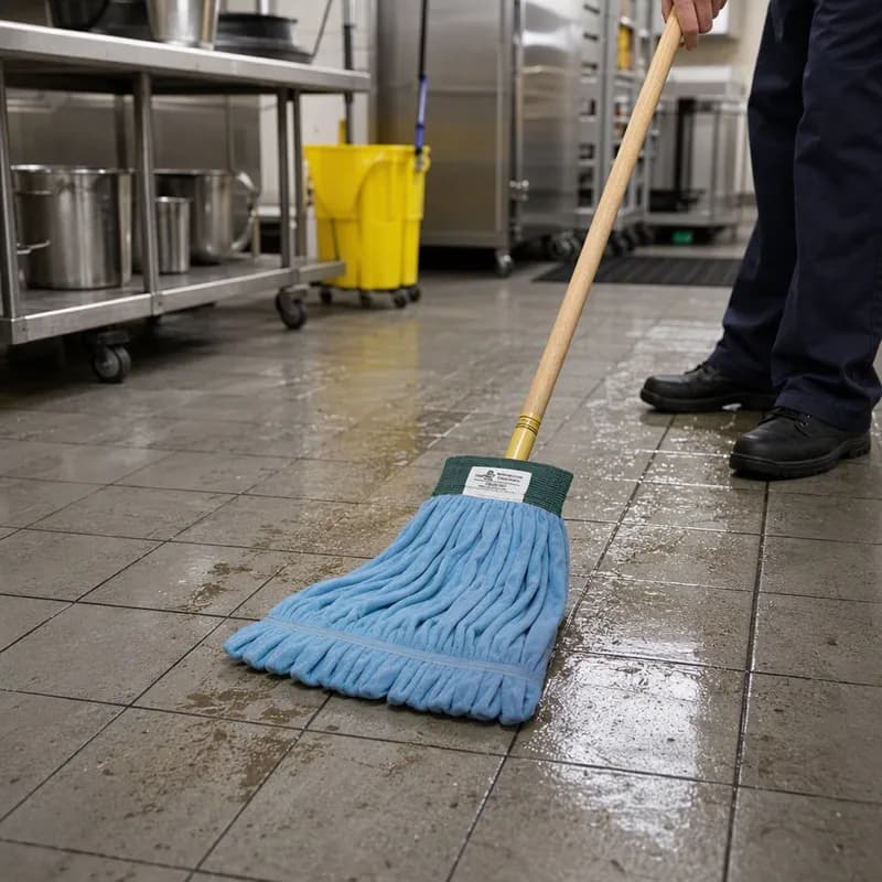 Wet Mop Large (LG) Microfiber Tube Looped 12/Case