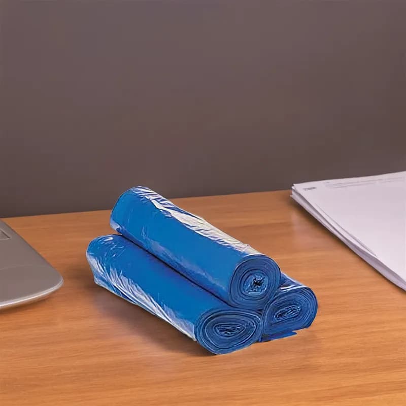 Can Liner 43X47 IN Blue Plastic 1.1MIL 25 Count/Pack 4 Packs/Case 100 Count/Case
