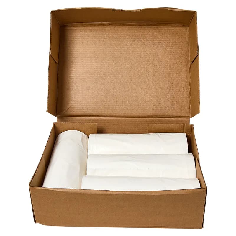 Can Liner 44X50 IN Natural Plastic 1.35MIL 25 Count/Pack 4 Packs/Case 100 Count/Case