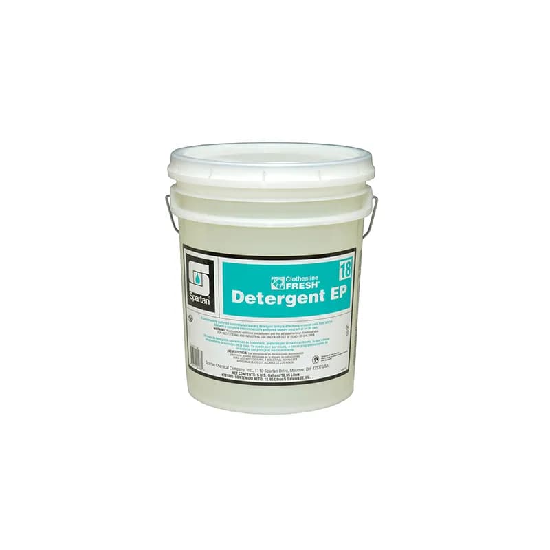 Clothesline Fresh® Detergent EP 18 Pleasant Scent Laundry Detergent 5 GAL Neutral 1/Pail