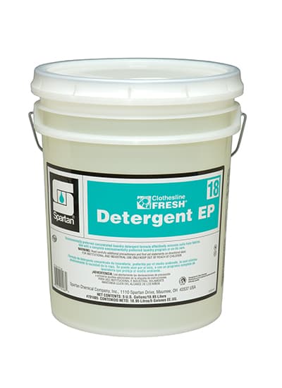 Clothesline Fresh® Detergent EP 18 Pleasant Scent Laundry Detergent 5 GAL Neutral 1/Pail