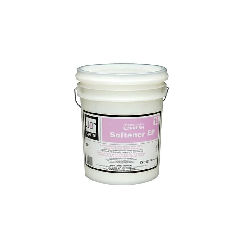 Clothesline Fresh® EP 19 Pleasant Scent Laundry Softener 5 GAL Mild Acid Liquid 1/Pail