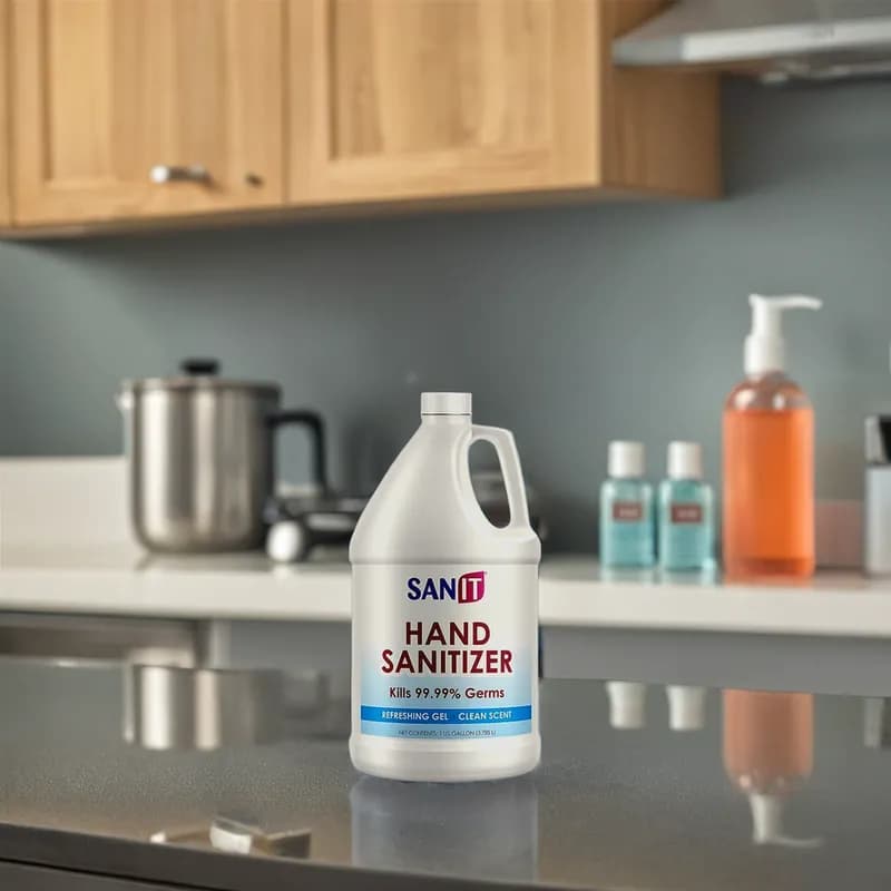 SanIt Hand Sanitizer Gel 1 GAL With Pump 4/Case