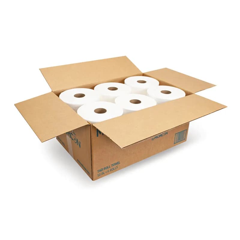 Morsoft® Roll Paper Towel 10IN X500FT White 2IN Core Diameter 6 Rolls/Case