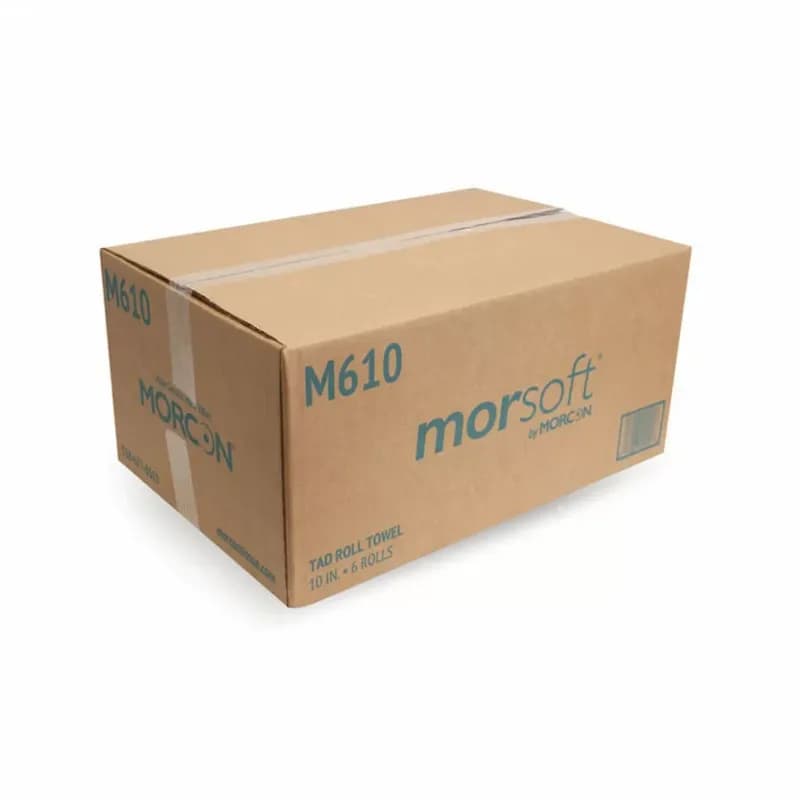 Morsoft® Roll Paper Towel 10IN X500FT White 2IN Core Diameter 6 Rolls/Case