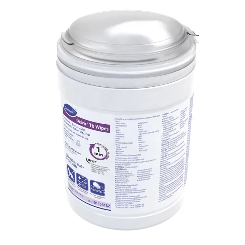 Diversey Disinfectant 6X7 IN Multi Surface Wipe 160 Count/Pack 4 Packs/Case 640 Count/Case