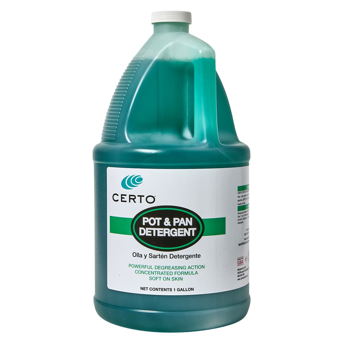 Certo Manual Pot & Pan Detergent 1 GAL Liquid 4/Case
