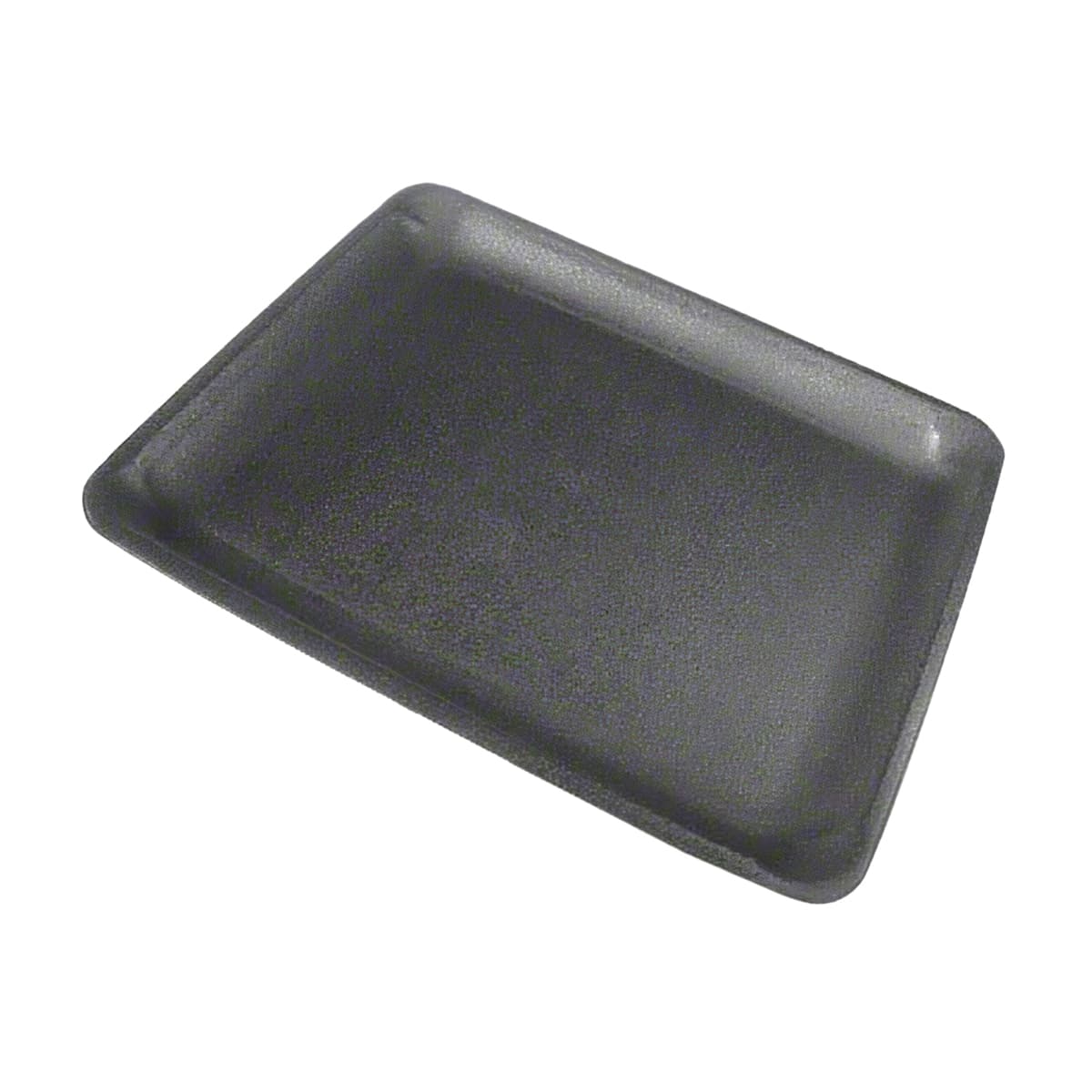9L Meat Tray 9.25X12.31X1.19 IN Polystyrene Foam Black Rectangle Heavy 250/Bundle