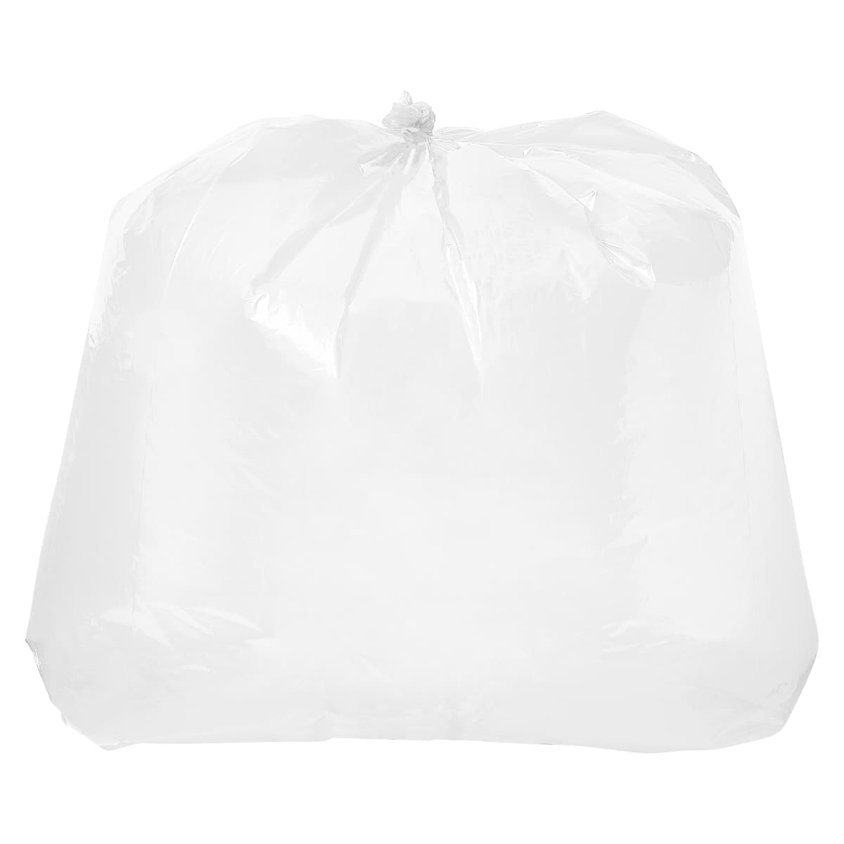 Tuf Tote Liner 40X46 IN White Plastic 0.74MIL 100/Case