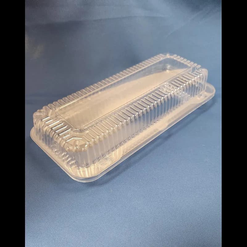 Danish Hinged Container With Dome Lid Small (SM) 5.25X12.25X2.625 IN OPS Clear Rectangle 300/Case