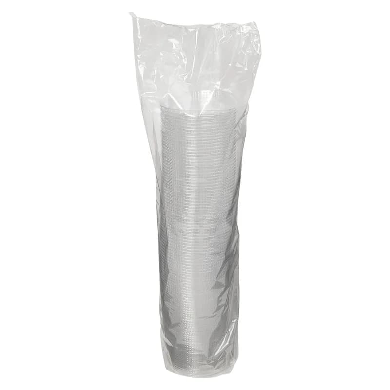 Victoria Bay Lid Flat 98MM PET For 12-24 OZ Cold Cup No Hole 50 Count/Pack 20 Packs/Case 1000 Count/Case