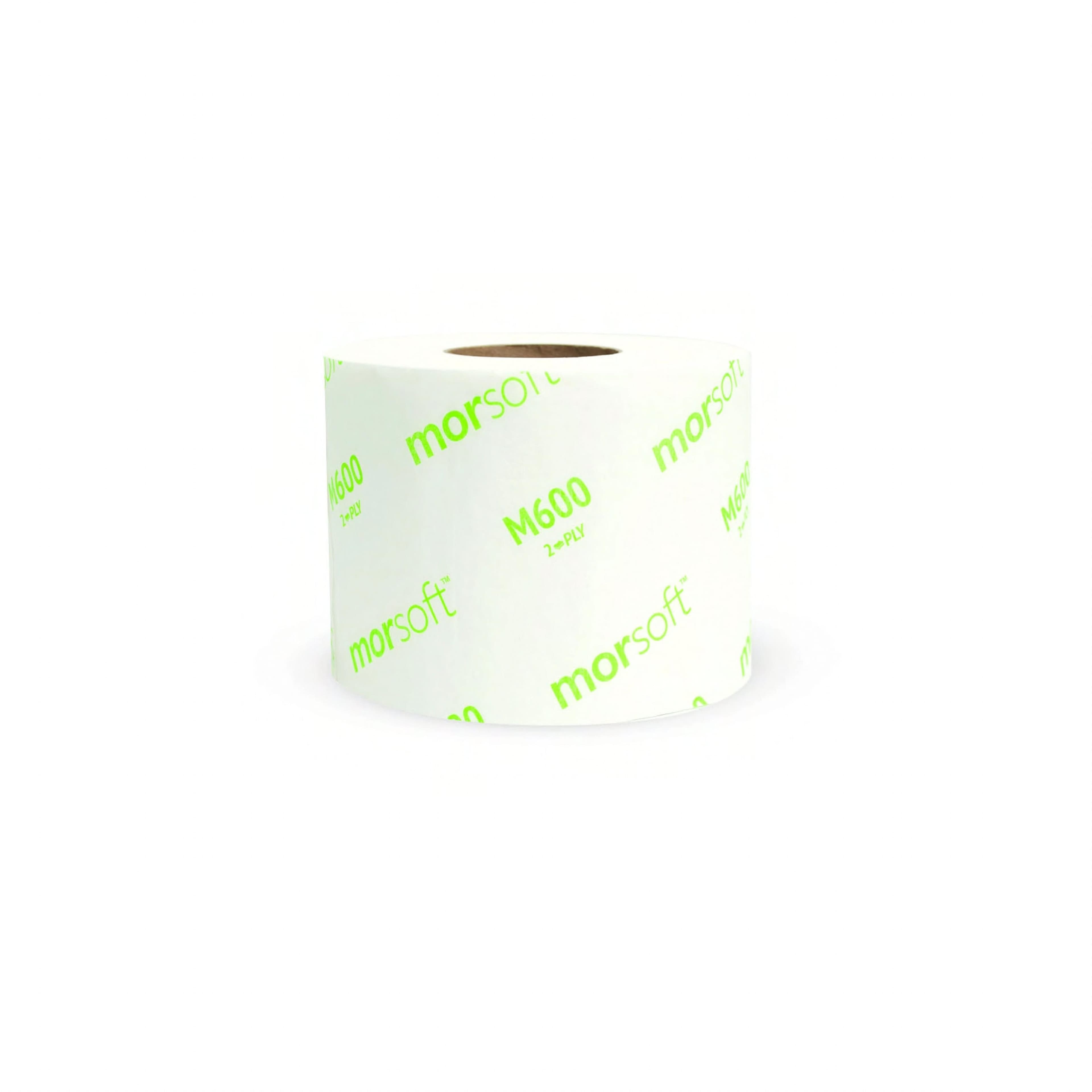 Morsoft® Toilet Paper & Tissue Roll 3.9X3.75 IN 2PLY White 600 Sheets/Roll