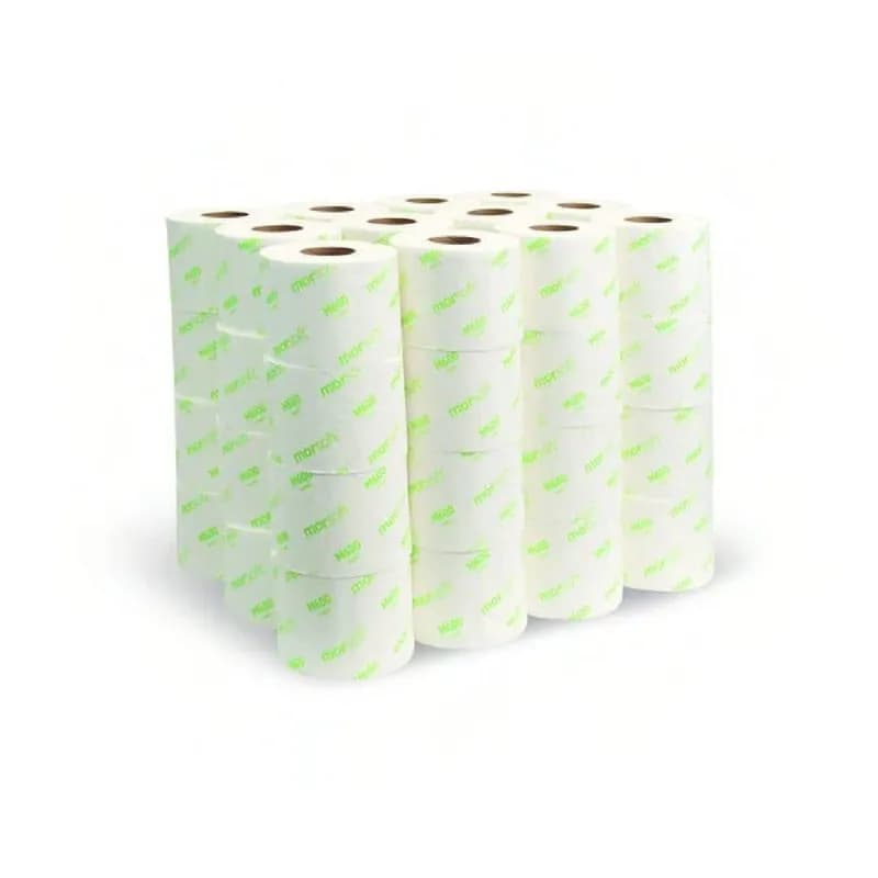 Morsoft® Toilet Paper & Tissue Roll 3.9X3.75 IN 2PLY White 600 Sheets/Roll