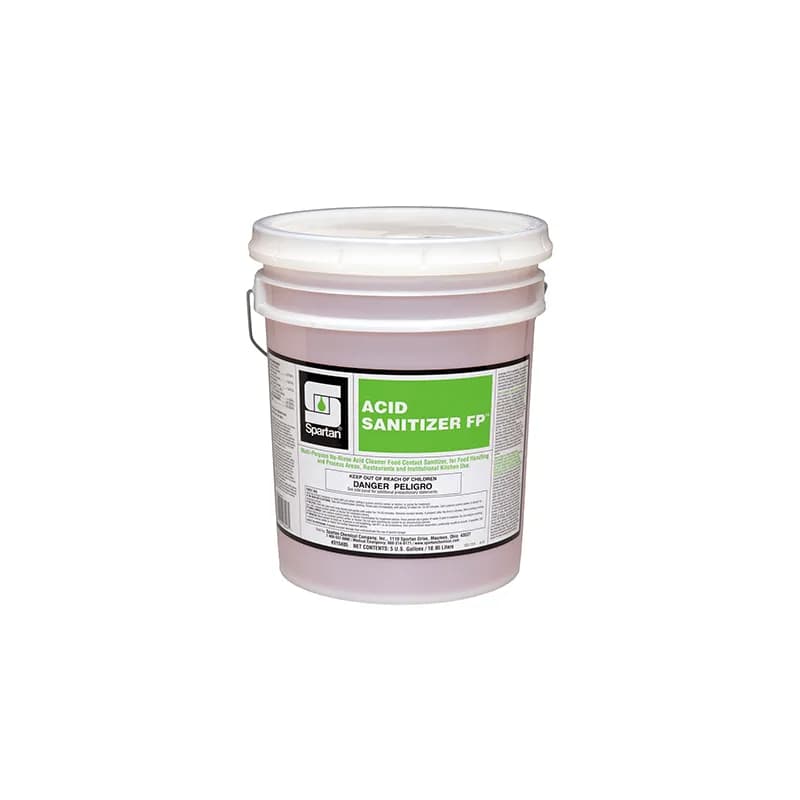 Acid Sanitizer FP Mild Scent Food Service Sanitizer 5 GAL Acidic 1/Pail
