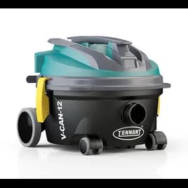 Tennant V-CAN-12 Commercial Use Canister Vacuum 15IN 840 watts With 40FT Cord Detail Hose Wand Nozzle 1/Each