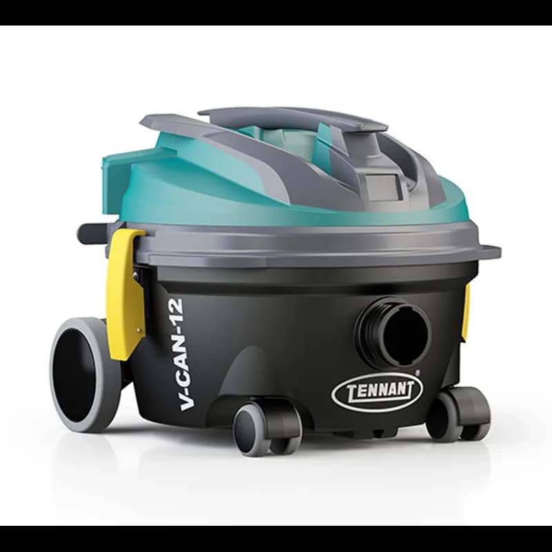 Tennant V-CAN-12 Commercial Use Canister Vacuum 15IN 840 watts With 40FT Cord Detail Hose Wand Nozzle 1/Each