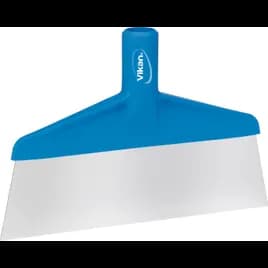 Vikan® Table Floor Scraper 10.2 IN Stainless Steel Polypropylene (PP) Blue 1/Each