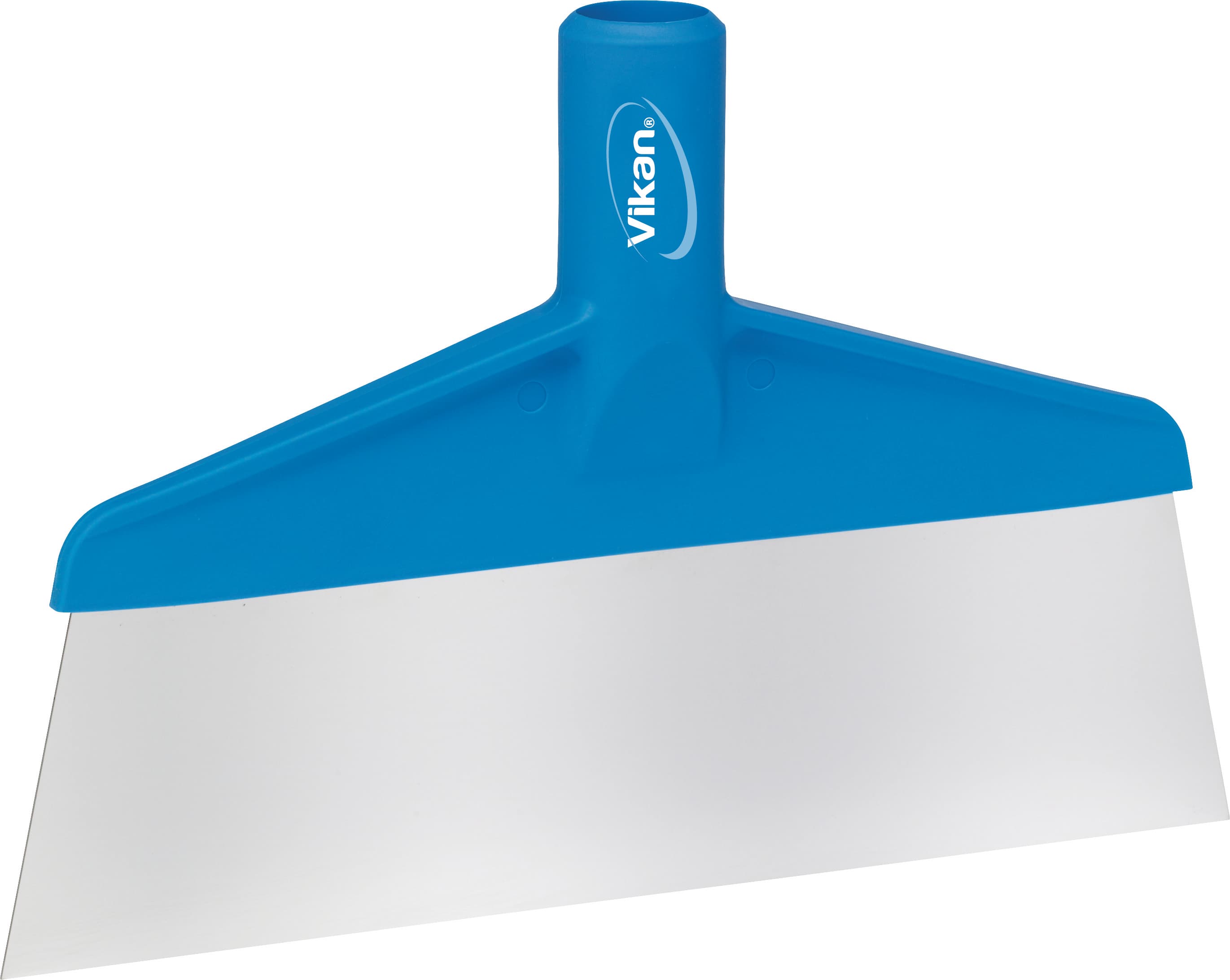 Vikan® Table Floor Scraper 10.2 IN Stainless Steel Polypropylene (PP) Blue 1/Each