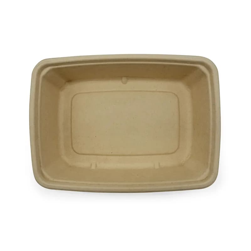 Victoria Bay Take-Out Container Base 6X9 IN Pulp Fiber Natural Rectangle 300/Case