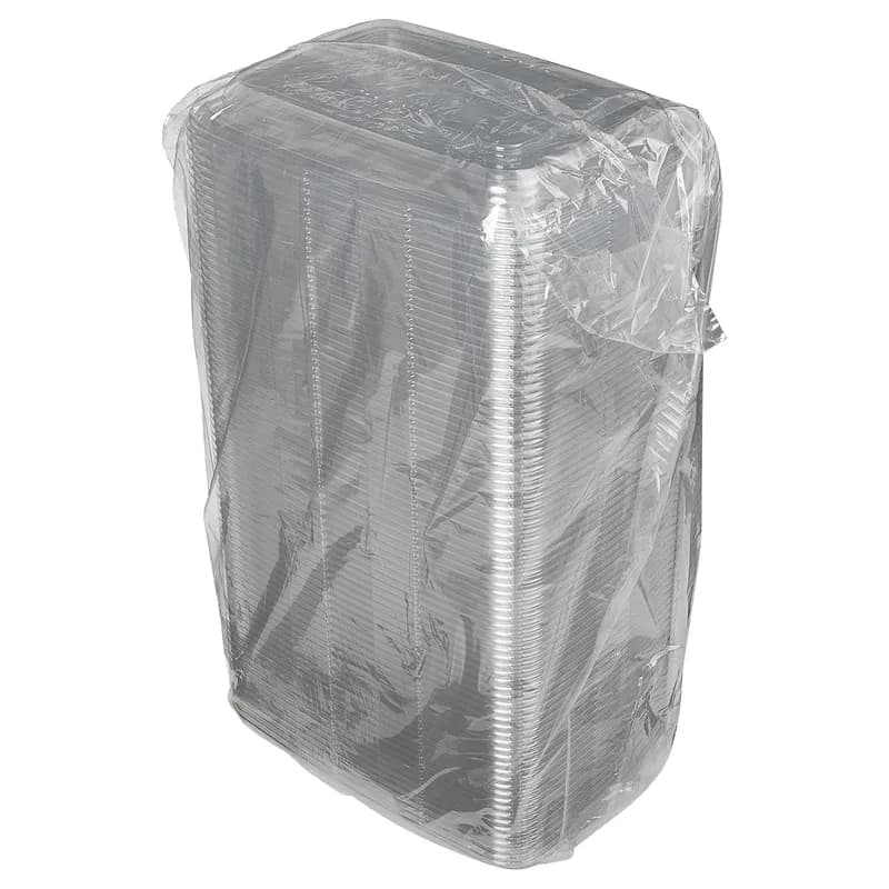 Victoria Bay Lid Flat 6X9 IN PET Clear Rectangle For Fiber Container 100 Count/Pack 3 Packs/Case 300 Count/Case