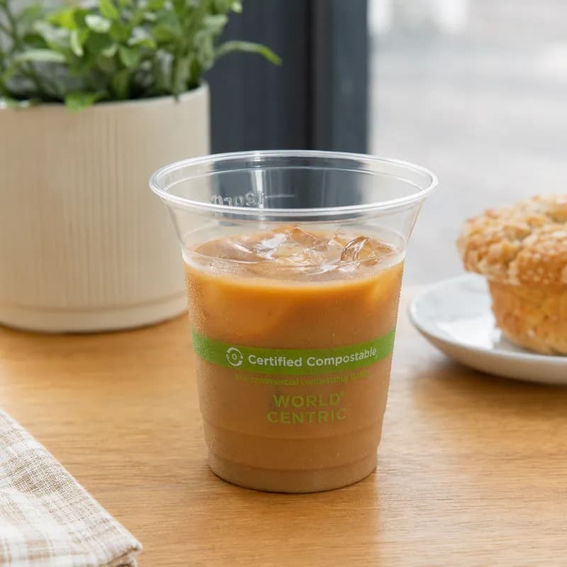 Cold Cup 10 OZ PLA Clear 1000/Case