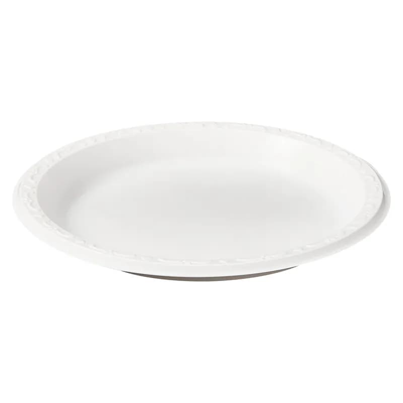 Victoria Bay Plate 9 IN MFPP White Round 400/Case
