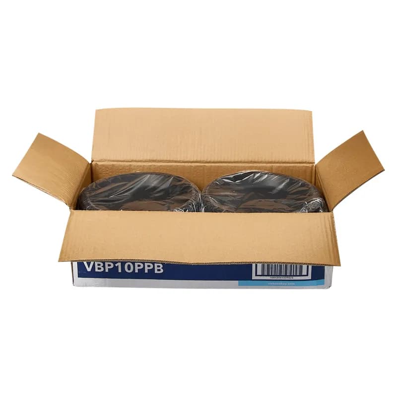 Victoria Bay Plate 10.25 IN Plastic Black Round 400/Case