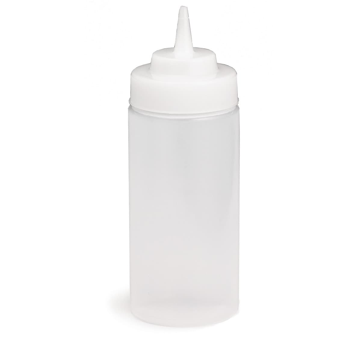 Bottle 16 OZ 2.75X8 IN PE Clear Wide Mouth Squeeze 1/Each