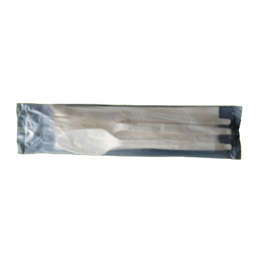 Epoch 4PC Cutlery Kit CPLA White With White Napkin,Fork,Knife,Spoon 500/Case