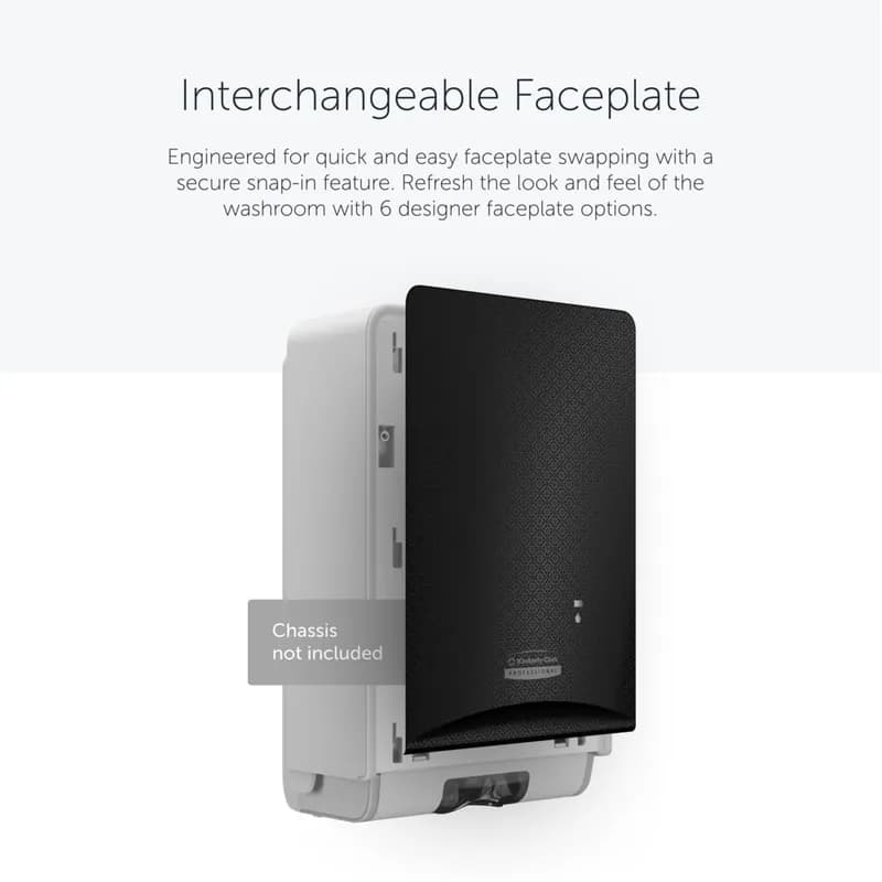 Kimberly-Clark Professional Soap Dispenser Black Mosaic Plastic Touchless With Faceplate 1/Each