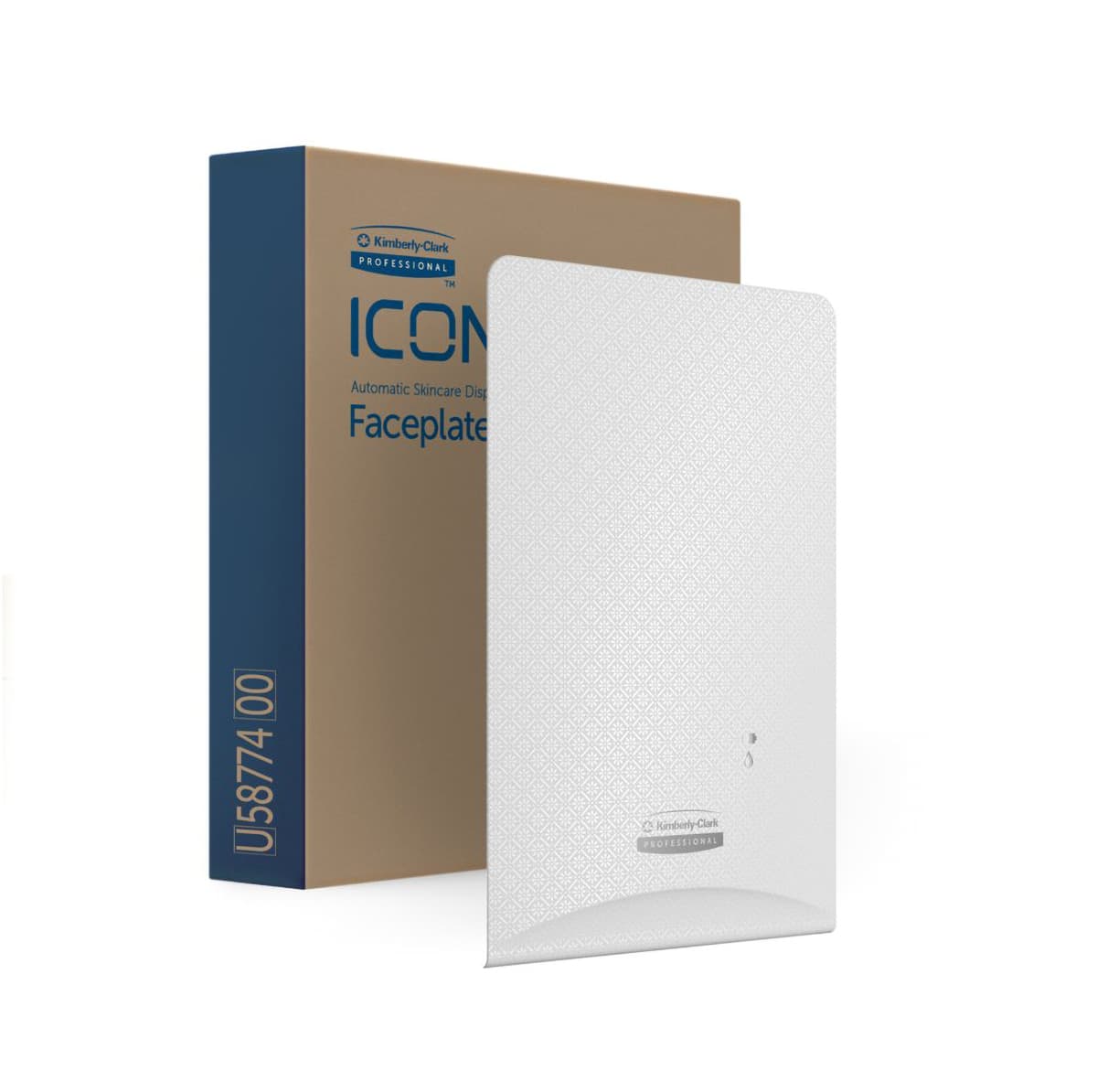 Kimberly-Clark Professional ICON™ Hand Soap Dispenser White Mosaic Plastic Touchless With Faceplate Premium 1/Each
