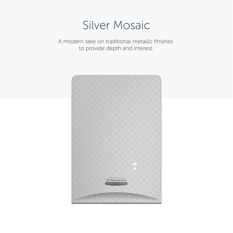 Kimberly-Clark Professional Soap Dispenser 1.500X7.000X10.062 IN Silver Mosaic Plastic Touchless With Faceplate 1/Each