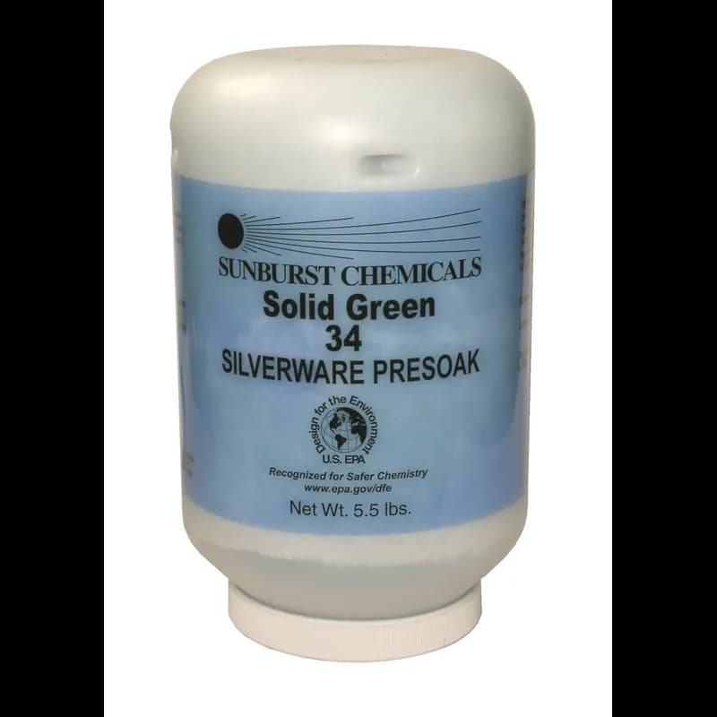 Solid Green 34 Silverware Presoak 5.5 LB Solid 1/Case