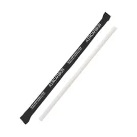 Straw 7.75 IN Wrapped Made With Aircarbon 2400/Case