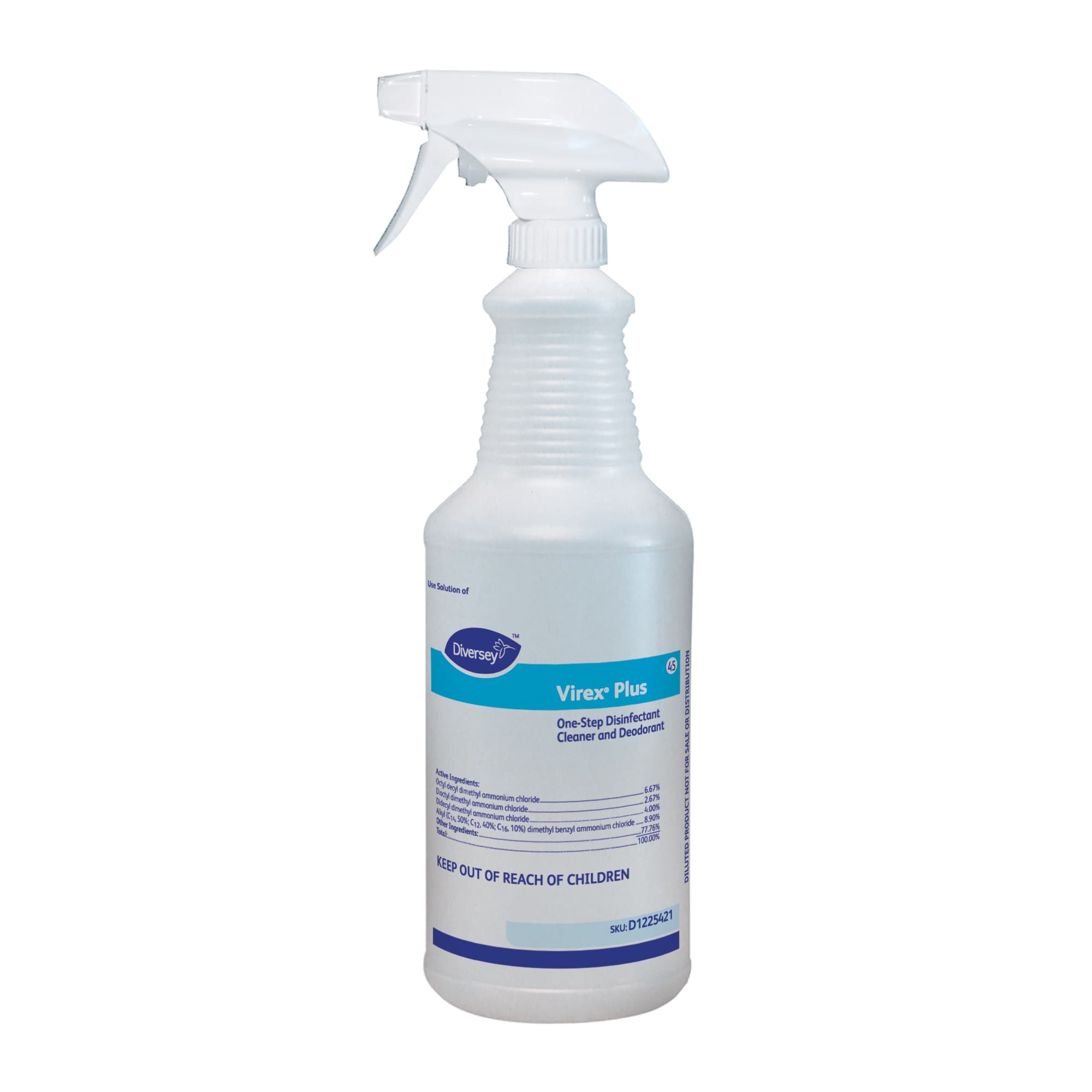 Virex® Plus Spray Bottle & Trigger Sprayer 1 QT 12/Case