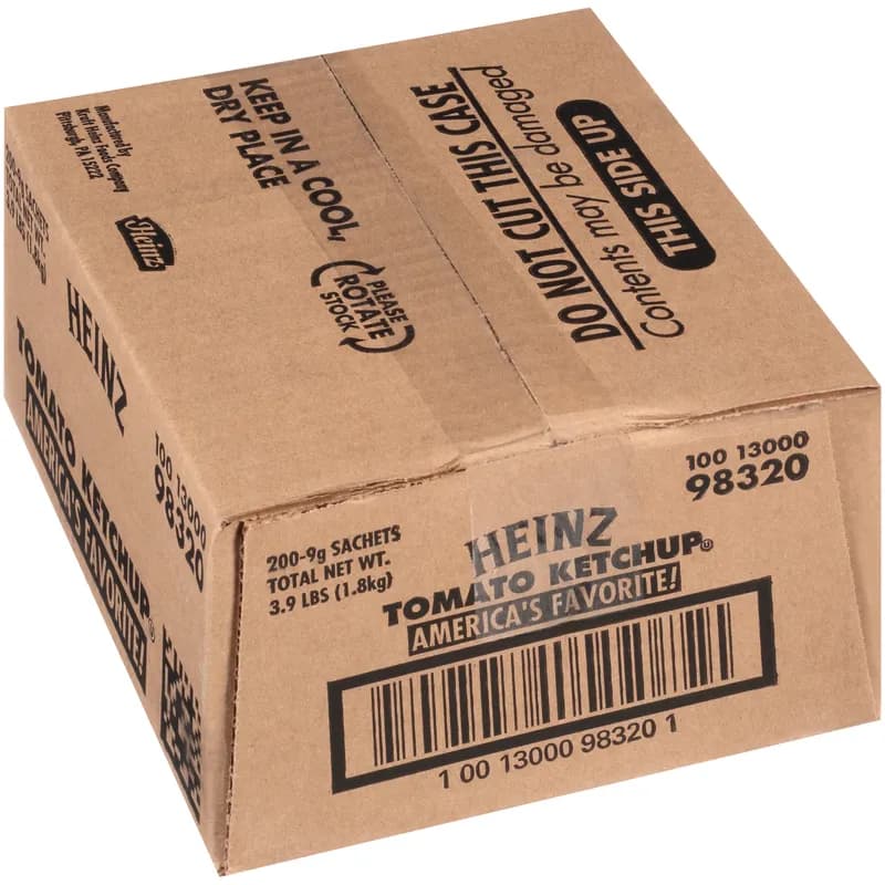 Heinz Ketchup 9 G Single Packets 200/Case